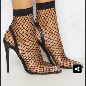 Fishnet heels